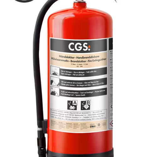 CGS 9 L skumsläckare PFAS fri, FE9CR-C , 34A 183B
