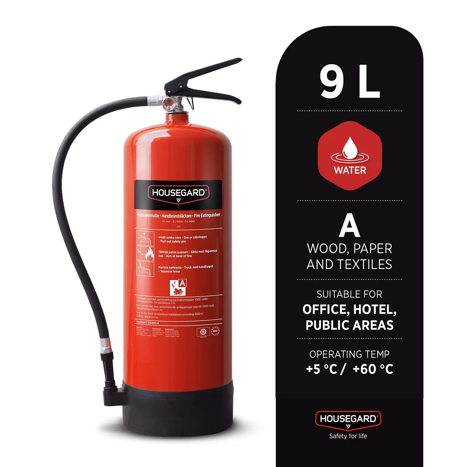 Housegard 9L vattensläckare, WE9HO-A