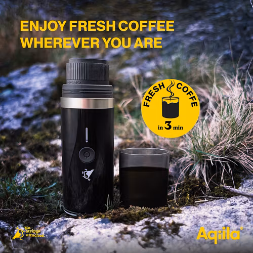Aqiila Coffeebird – Bärbar espressomaskin