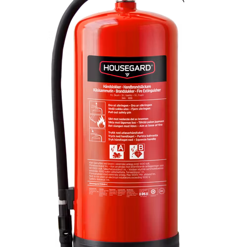 Housegard 6 L skumsläckare PFAS fri, FE9HR-C , 34A 183B