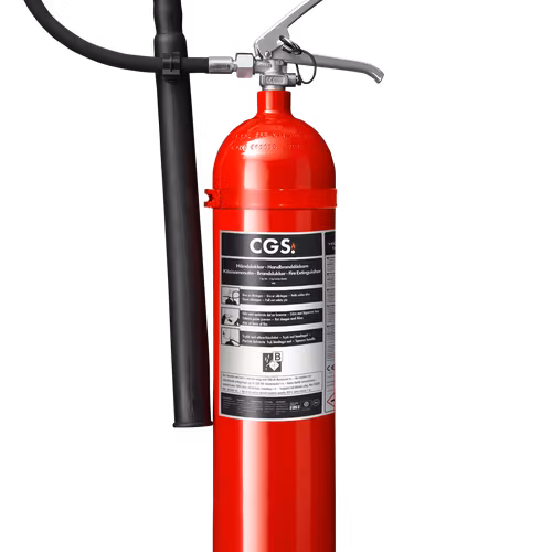 CGS 5 kg koldioxidsläckare, röd, K5TGX