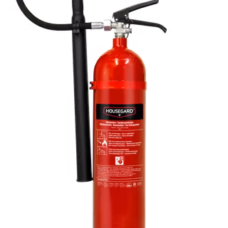 Housegard 5 kg koldioxidsläckare, röd, K5TGX