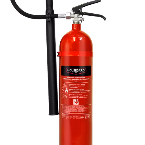 Housegard 5 kg koldioxidsläckare, röd, K5TGX