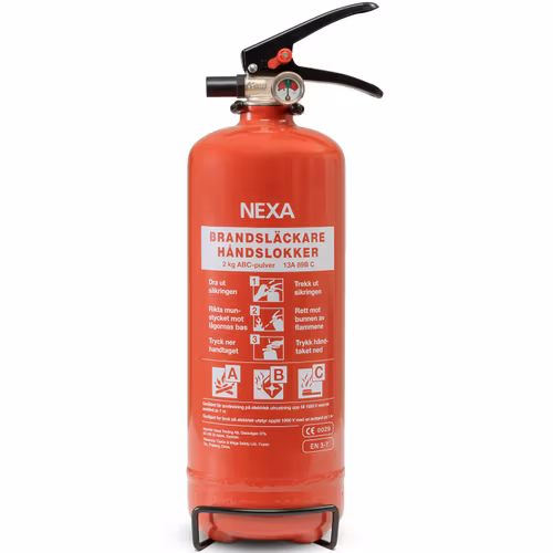 Nexa Brandsläckare Röd 2kg 13A