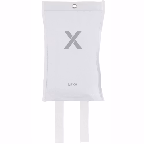 Nexa FB-120 VMD Brandfilt Silikon Vit 120x120 cm