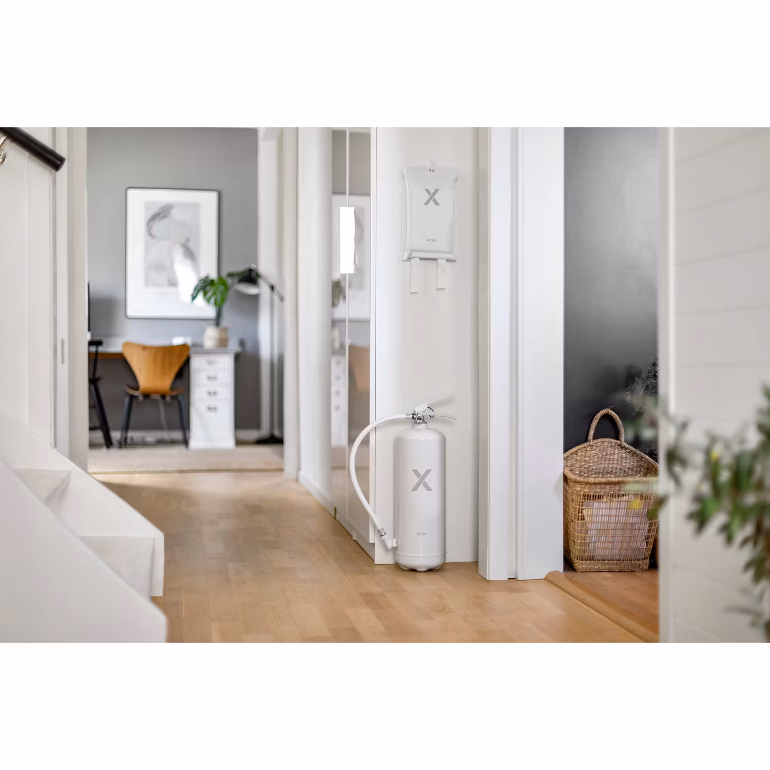 Nexa FB-120 VMD Brandfilt Silikon Vit 120x120 cm