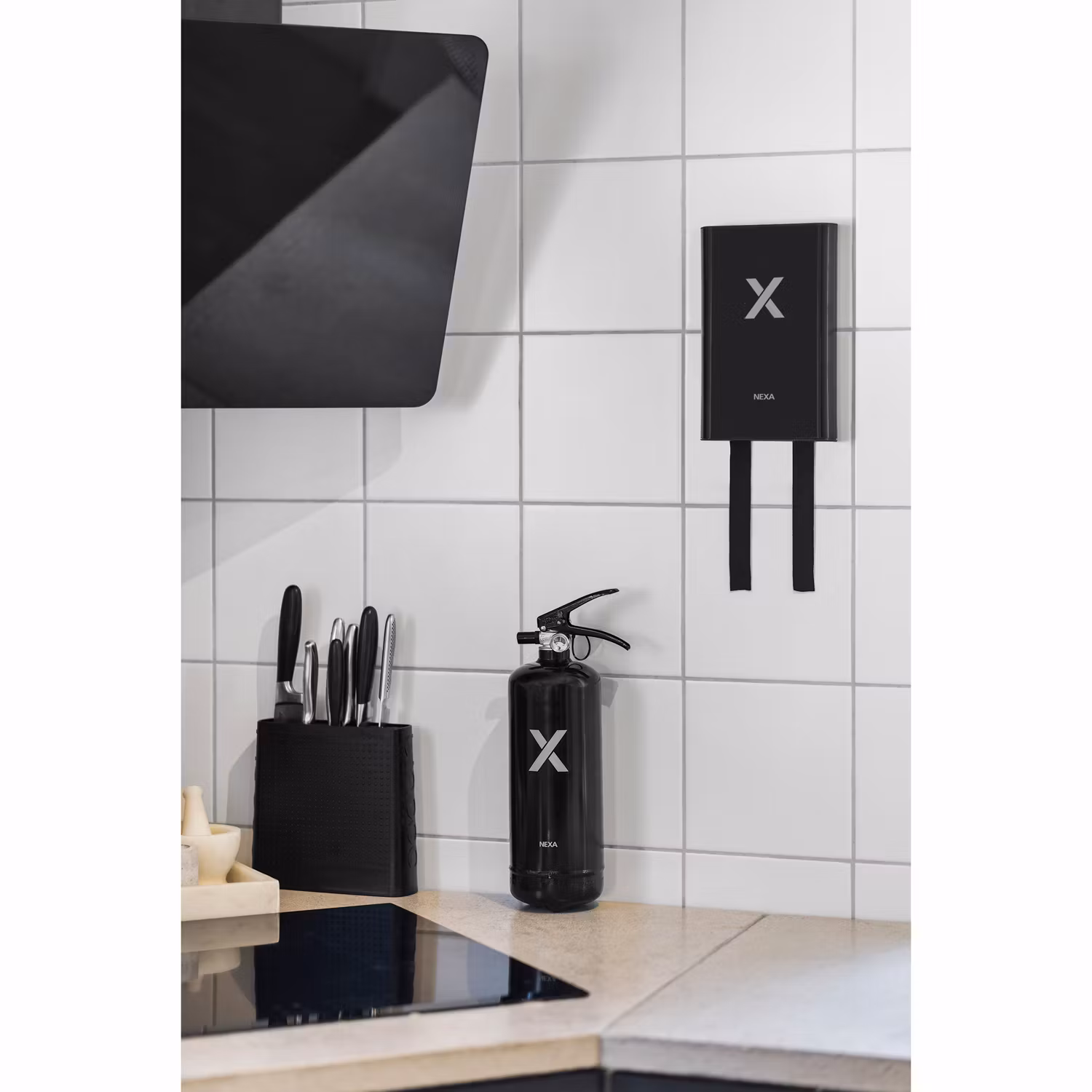 Nexa Brandsläckare Svart 2kg 13A