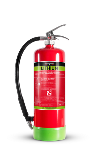Housegard 6 liter AVD brandsläckare, röd, LITHEX6