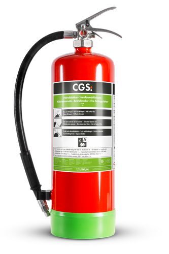 CGS 9 liter AVD brandsläckare, LITHEX9