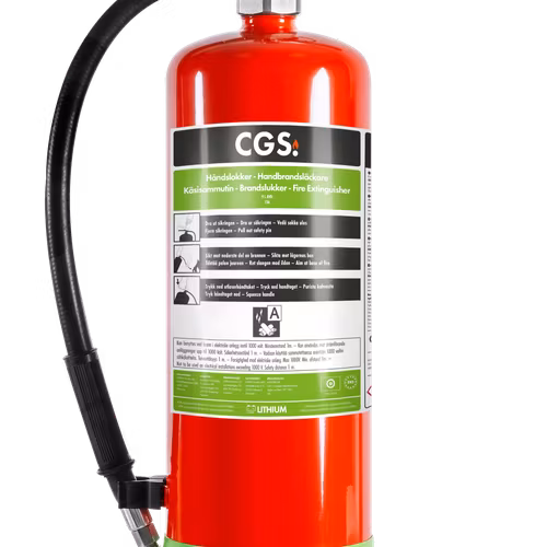CGS 9 liter AVD brandsläckare, LITHEX9