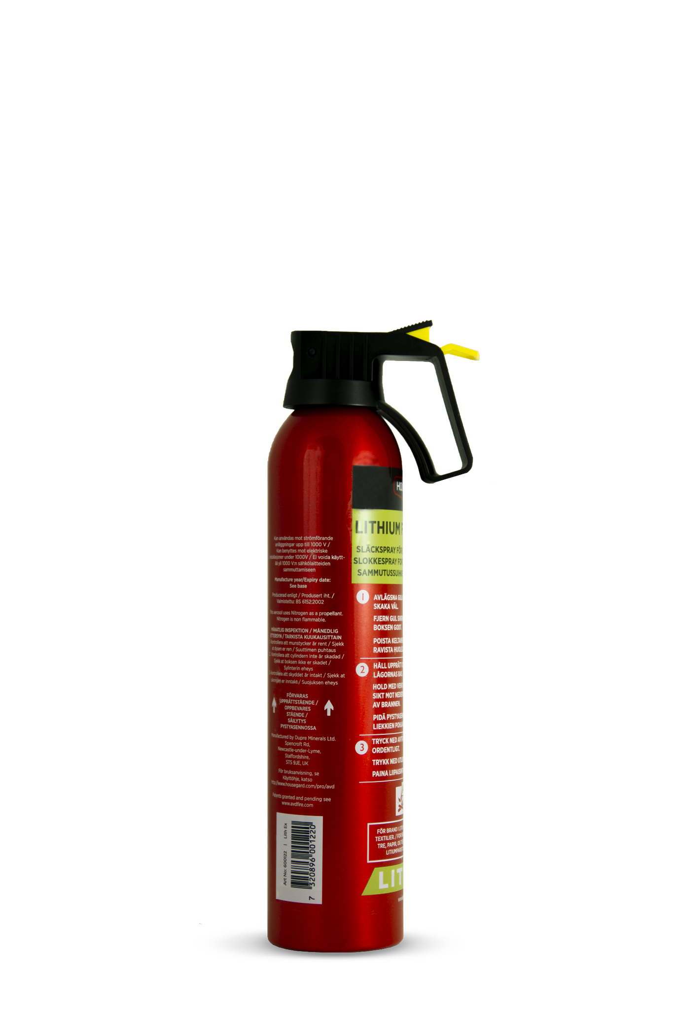 Housegard Lith-EX släckspray AVD, 500 ml