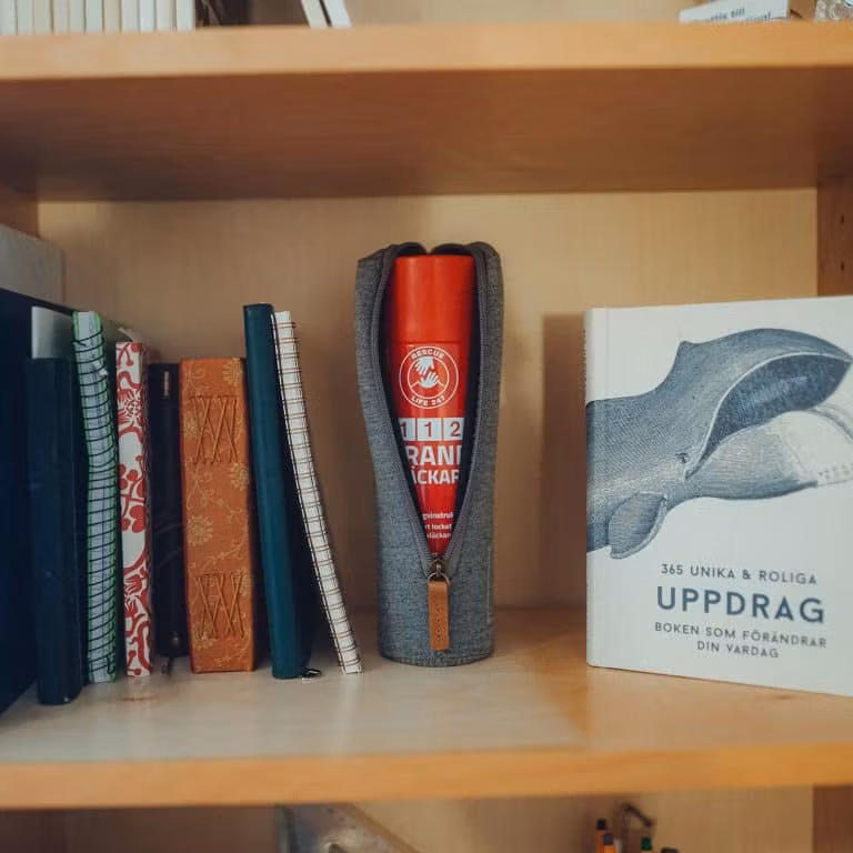 Liten 112 Brandsläckare