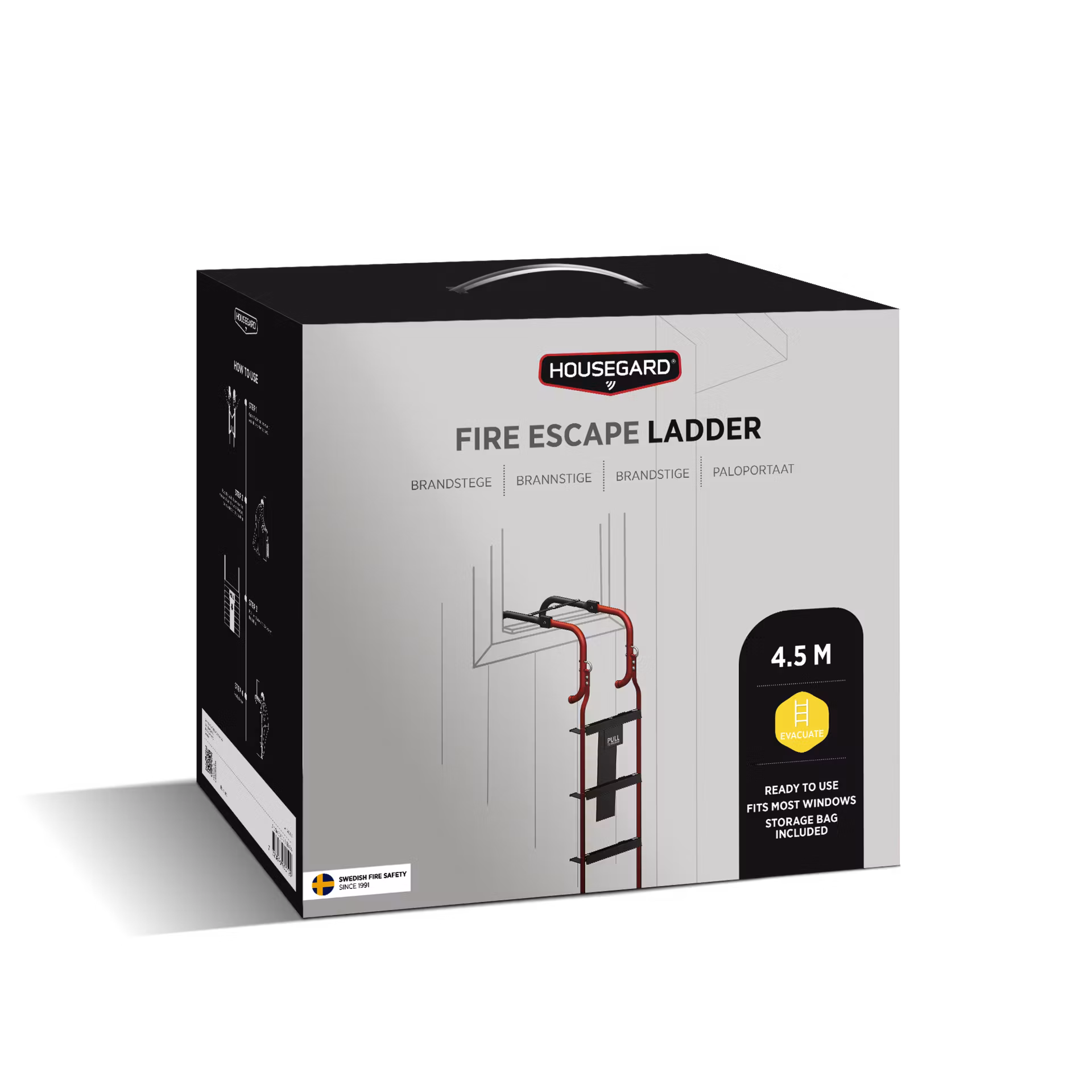 Housegard brandstege 4,5 meter, EL45A