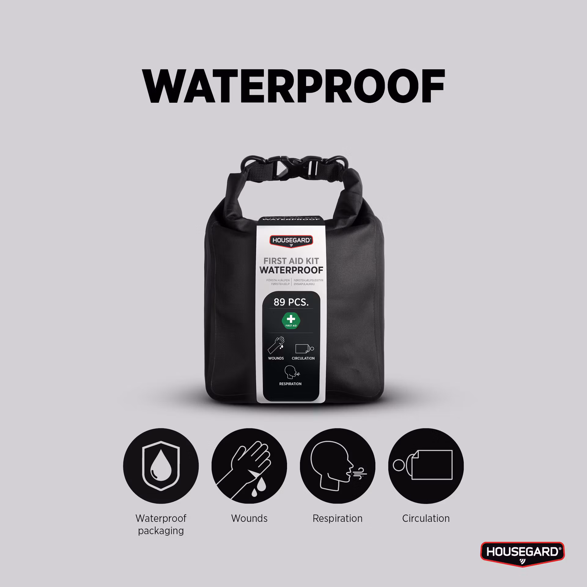 Housegard Första Hjälpen Väska, Waterproof