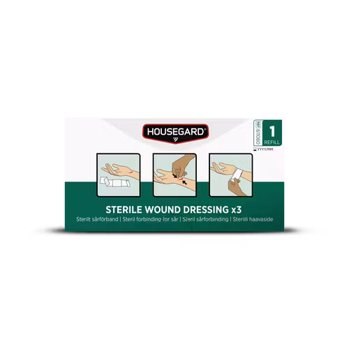 Housegard Sterilt sårförband (3-pack)