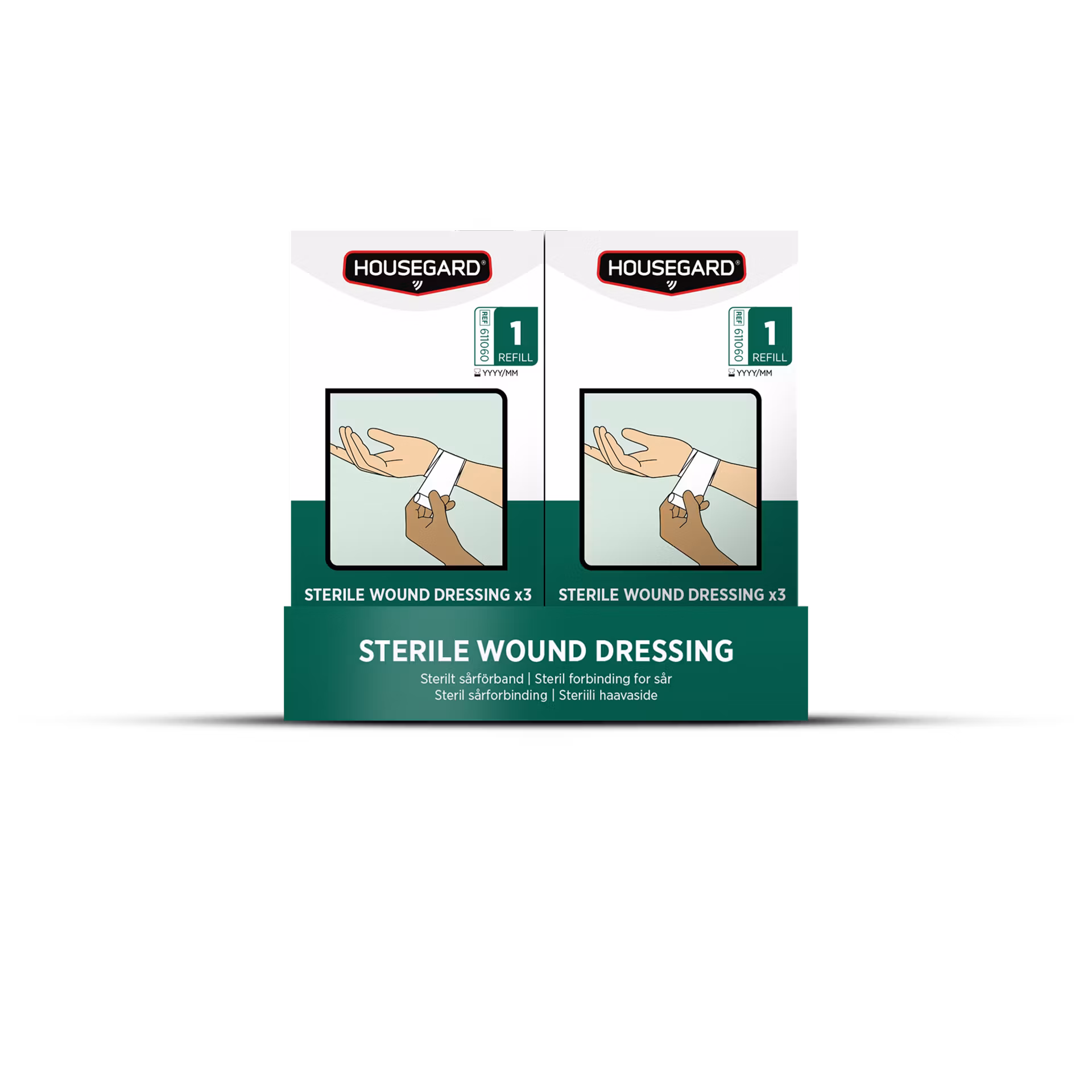Housegard Sterilt sårförband (3-pack)
