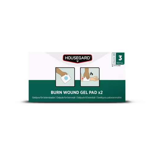 Housegard Gelkompress vid brännskador (2-pack)