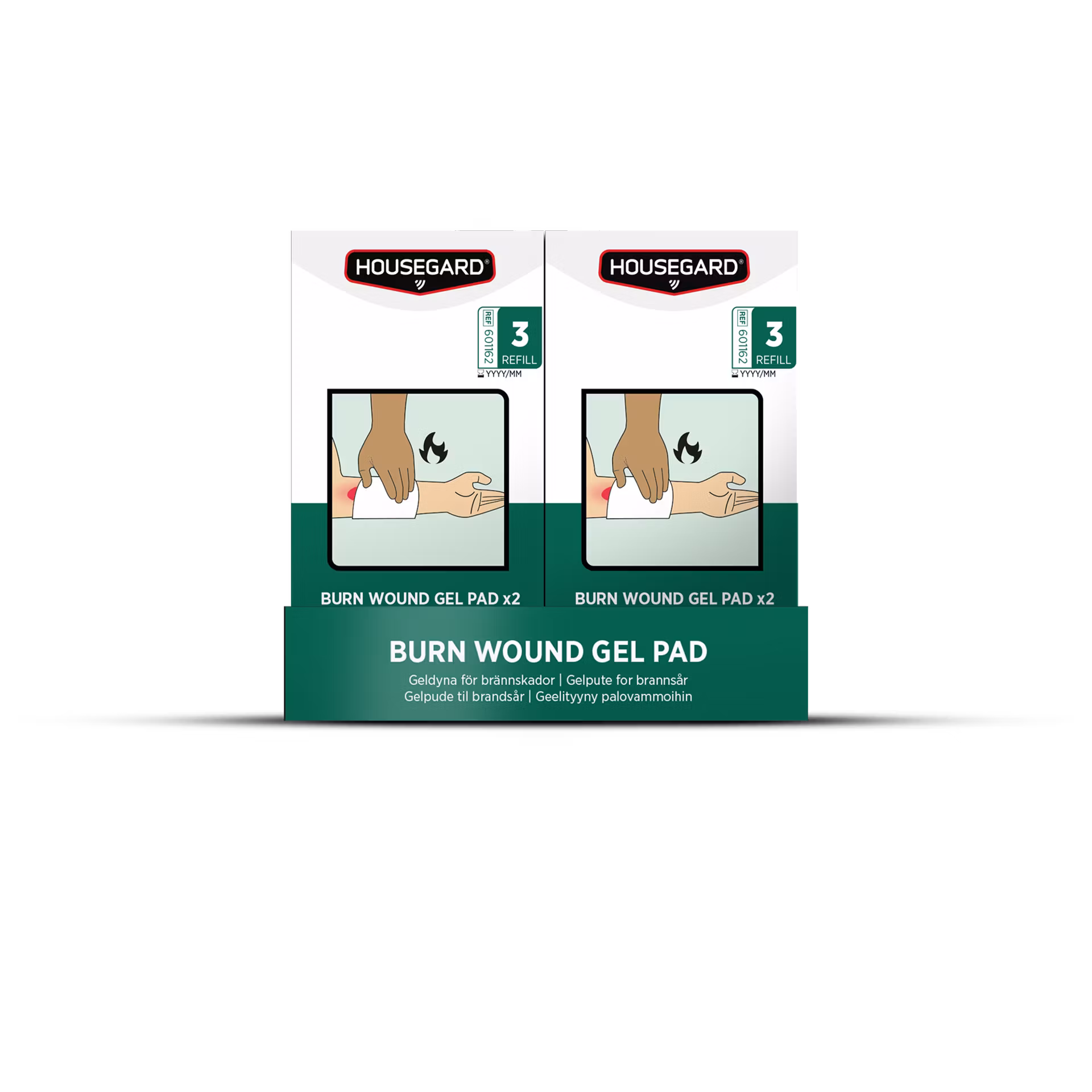 Housegard Gelkompress vid brännskador (2-pack)