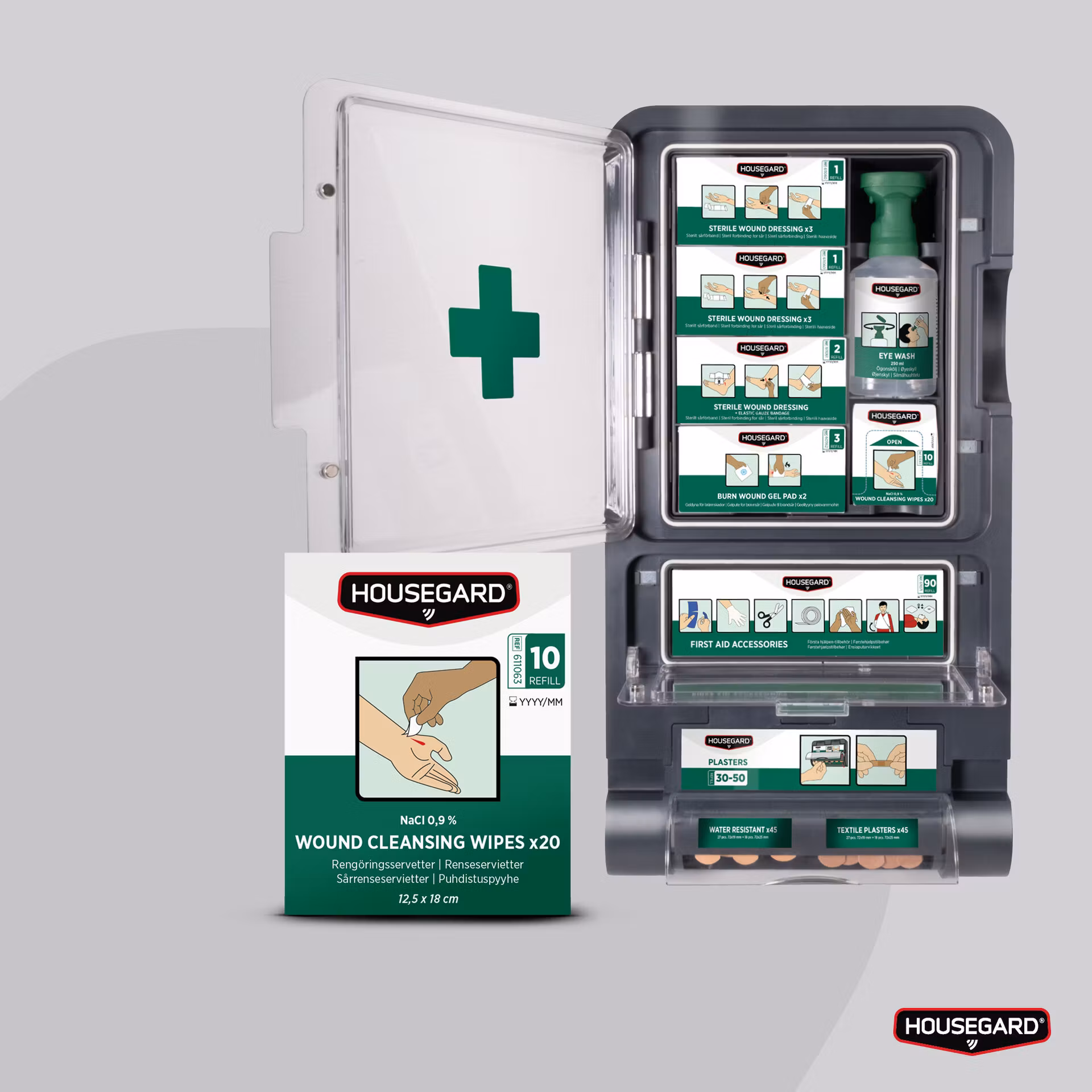 Housegard Sårtvättare NaCl 0.9% (20-pack)