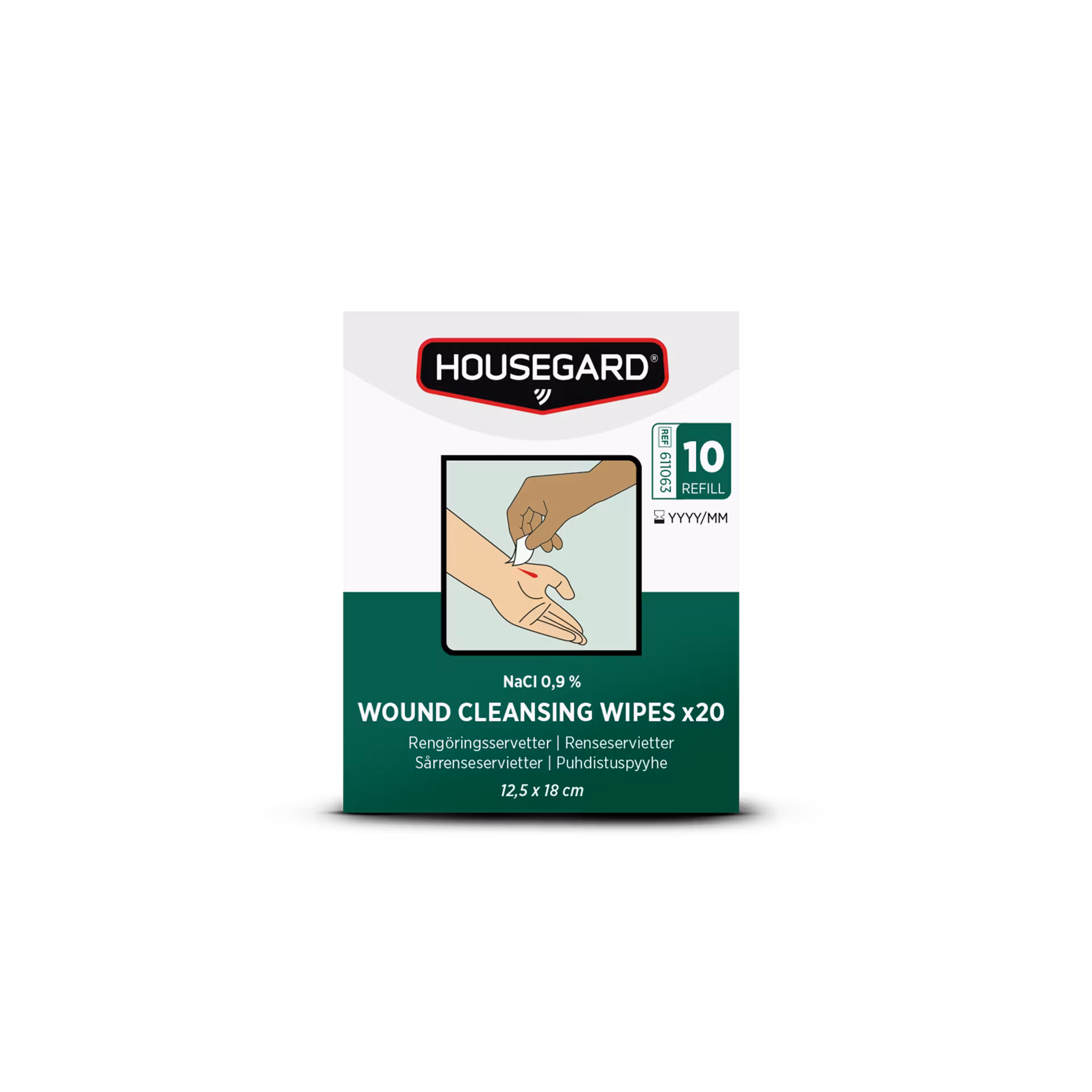 Housegard Sårtvättare NaCl 0.9% (20-pack)