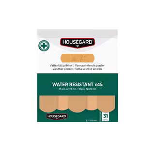 Housegard Vattentåliga plåster (2x45 st)