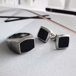 Dexter | Manschettknappar | Stål