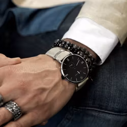 Gustaf | Klocka | Läder