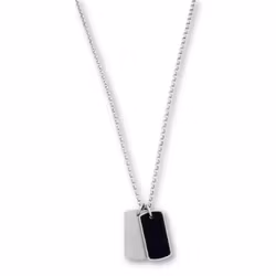 Henry | Stålhalsband | Läder