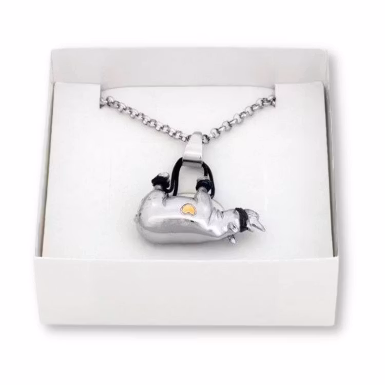 Save The Rhino Necklace Sudan Charity By Billgren - Main Image