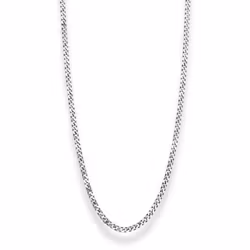Silverhalsband | Pansar 4 mm