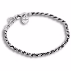 Silverarmband | Oxiderad Cordell