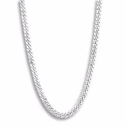 Silverhalsband | Pansar 8 mm