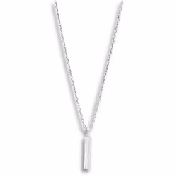 Silverhalsband | Graverbart hänge