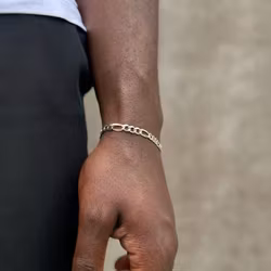 Silverarmband | Figaro 6 mm