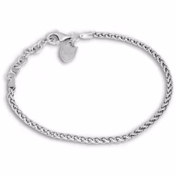 Silverarmband | Flätat | 3 mm
