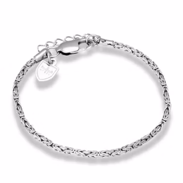 Silverarmband | Kejsarlänk | 3 mm