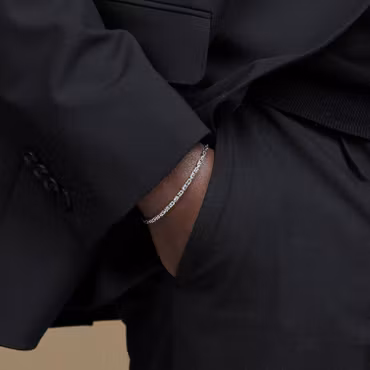 Silverarmband | Kejsarlänk | 3 mm