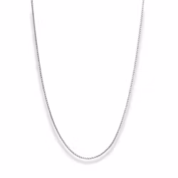 Silverhalsband | Silverlänk med rhodium | 2,5 mm