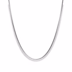 Silverhalsband | Silverlänk | 3 mm