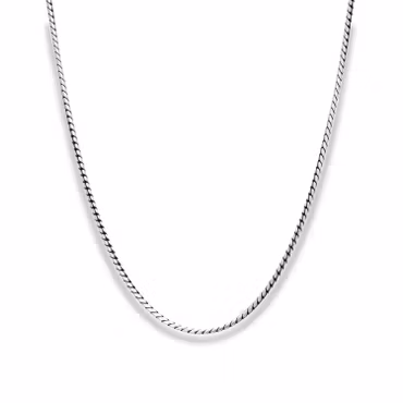 Silverhalsband | Silverlänk | 3 mm