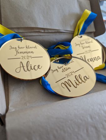 Medalj för att fira