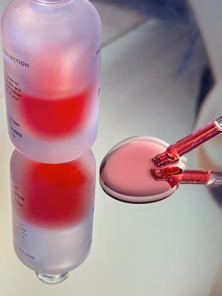 Pink serum