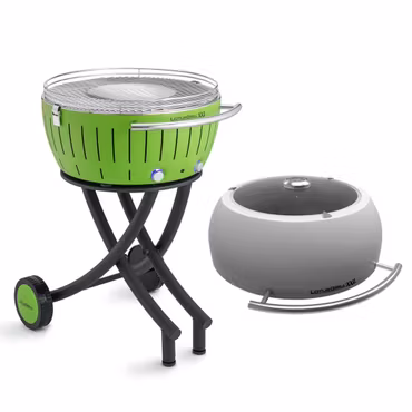 LotusGrill G 600 med lock - Lime Green