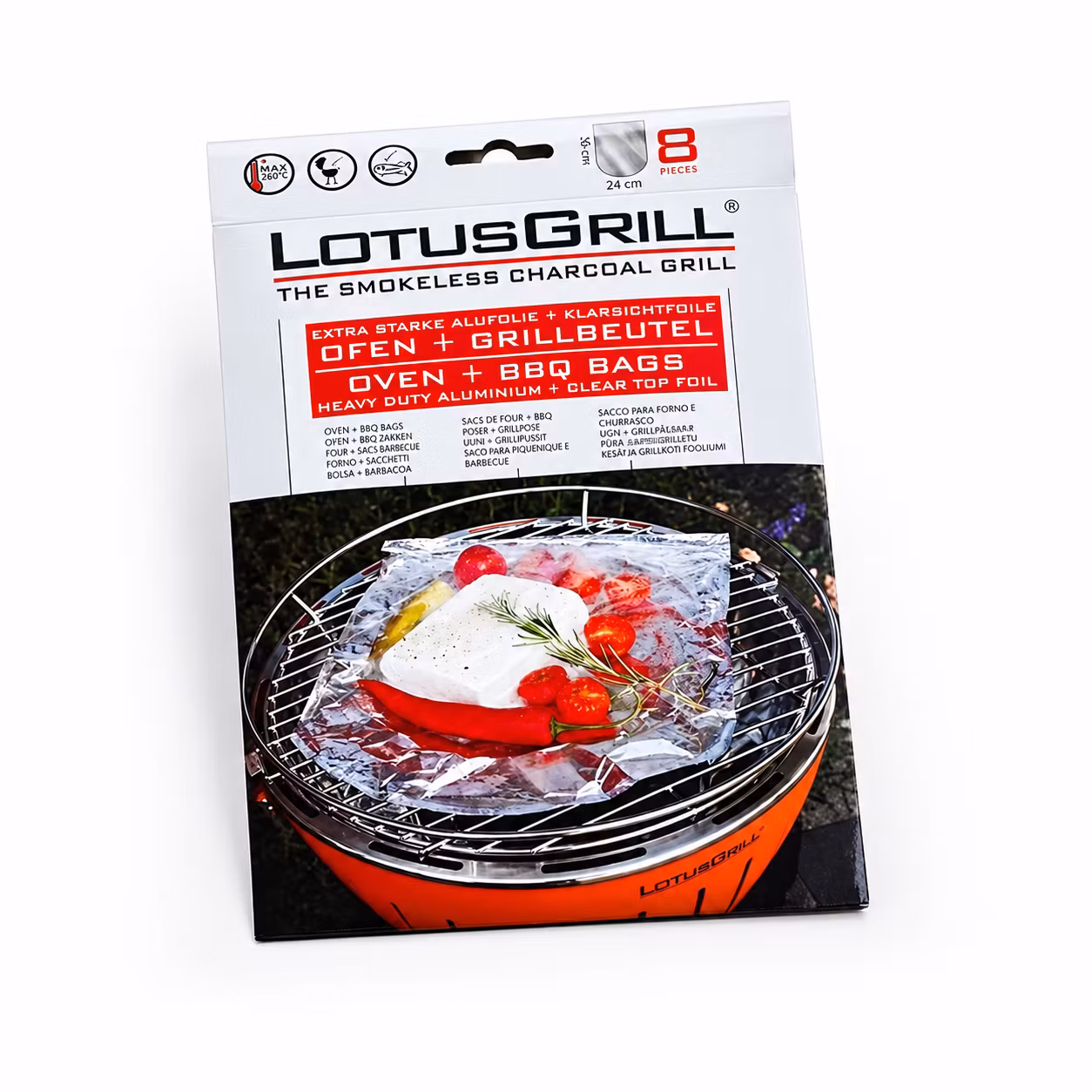 LotusGrill BBQ-bag 8-pack