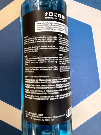 TERSHINE RUBBER & TRIM 500 ML