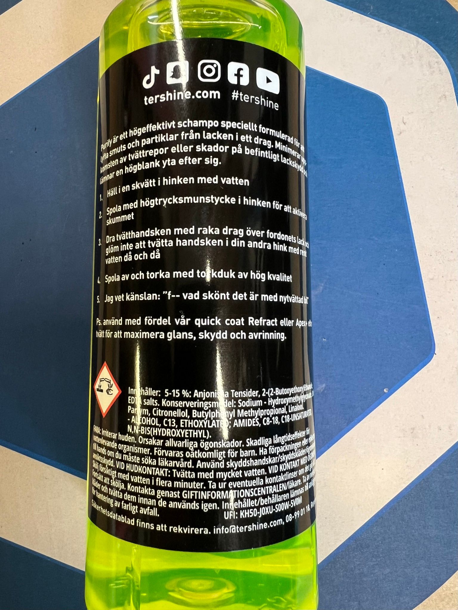 TERSHINE PURIFY SCHAMPO 500 ML