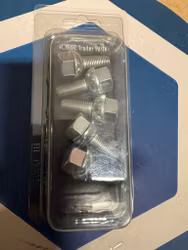 HJULBULT SLÄPKÄRRA SFÄRISK 5-PACK  M12 X 1,5