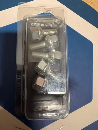 HJULBULT SLÄPKÄRRA SFÄRISK 5-PACK  M12 X 1,5