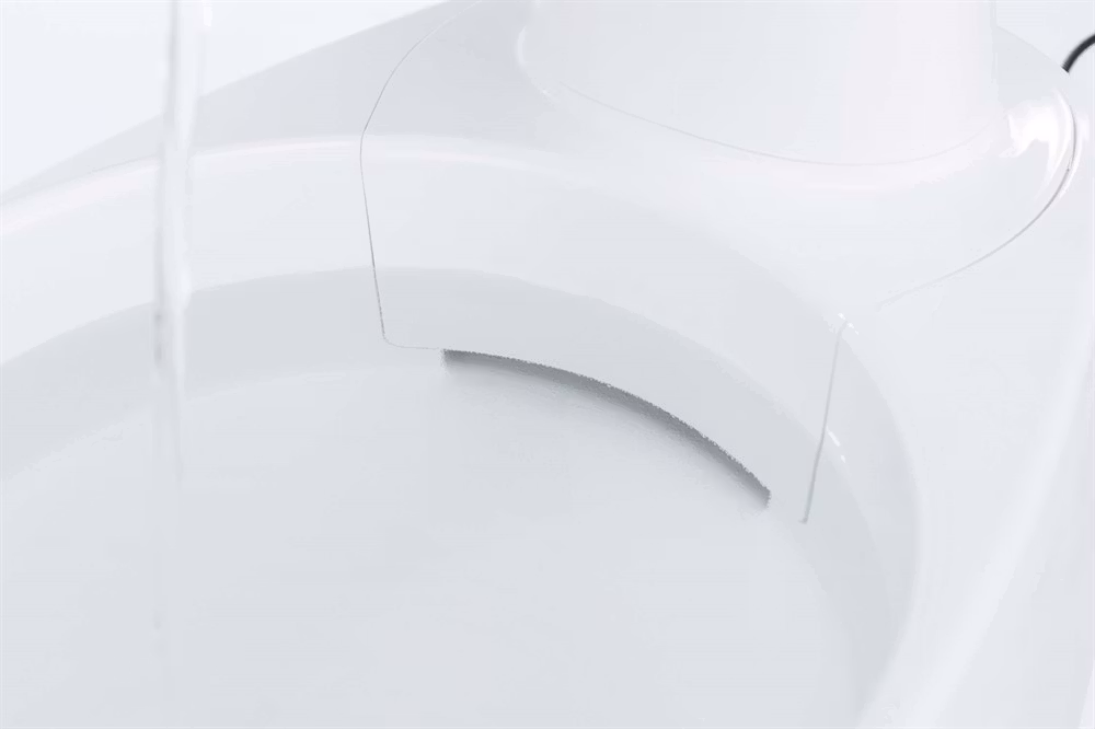 Vatten i vattenfontänen.