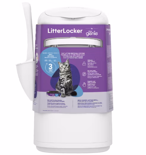 Framsidan av Litterlocker by Littergenie.